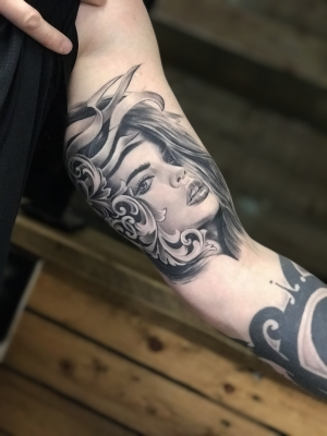 Healed,part of half sleeve pro